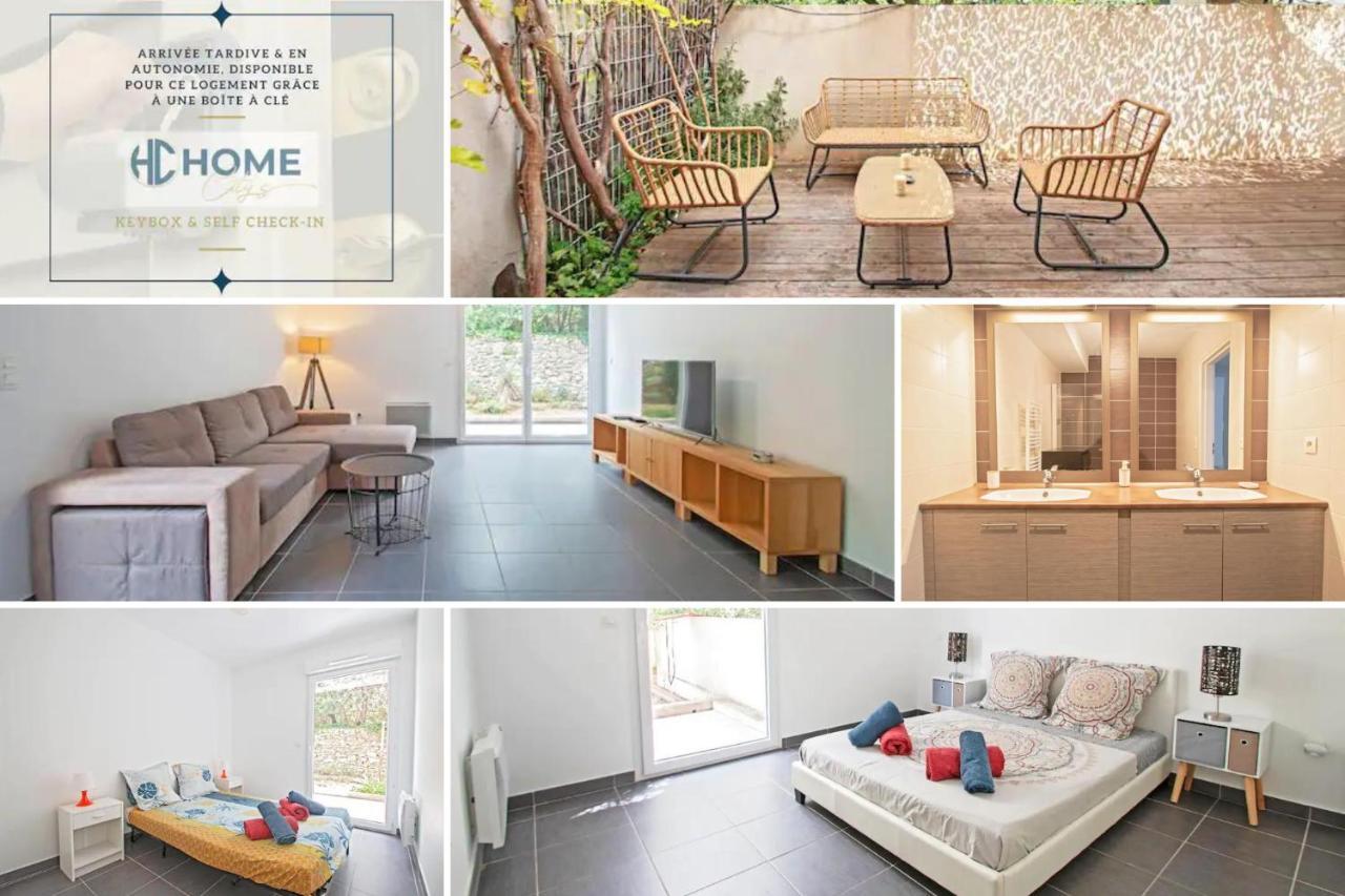 Le P'Tit Rimbaud, 6 Pers, Parking Prive, Jardin,Wifi Apartment Монпелие Екстериор снимка